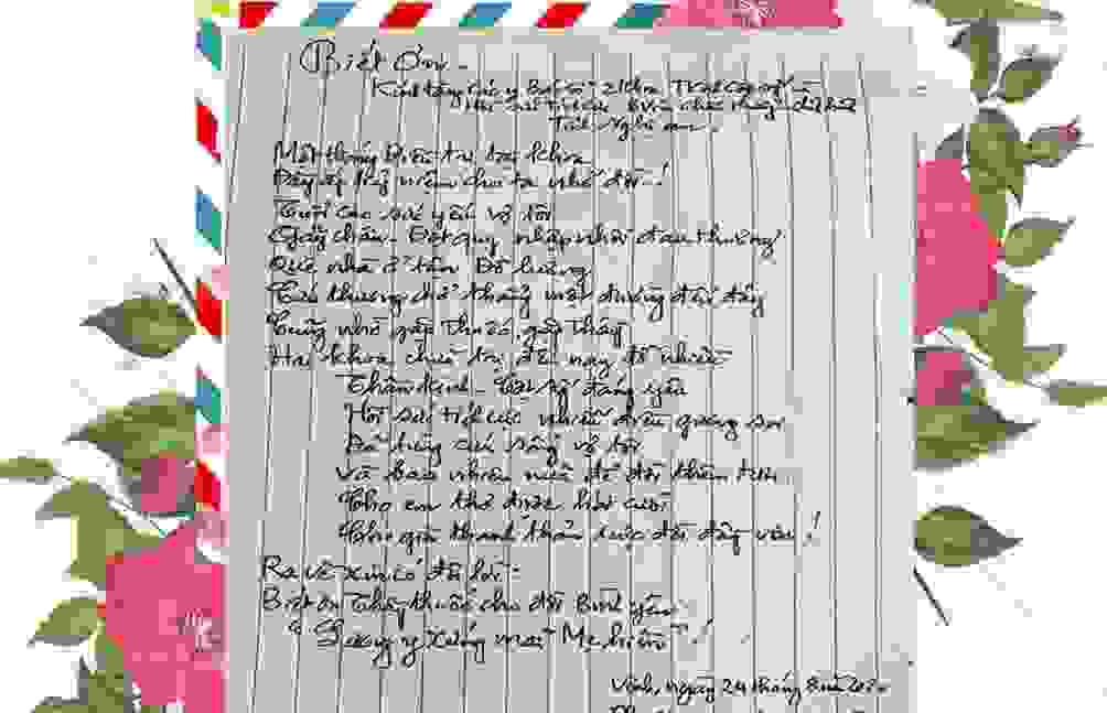 Thư cảm ơn của người nhà bệnh nhân Nguyễn Thị Lý